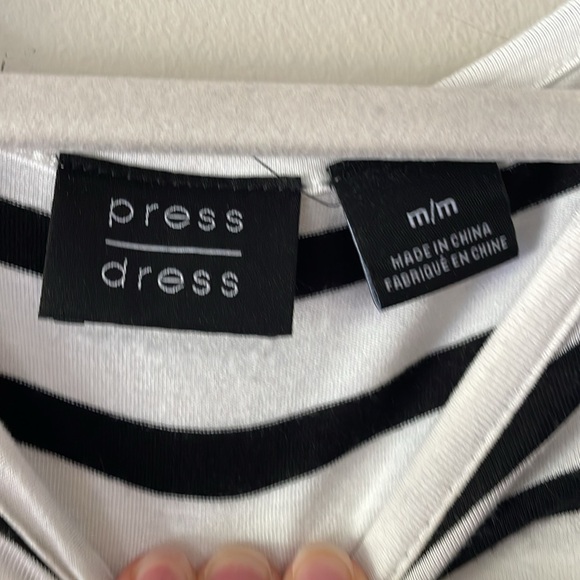 Evereve | Press Dress Stripe Knit Dress | M - Picture 2 of 6